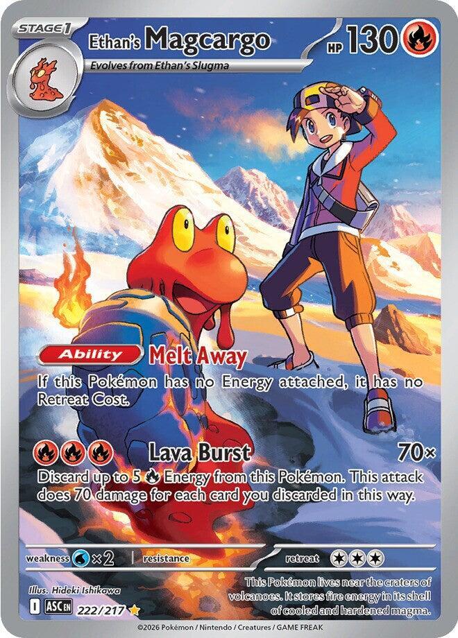 Ethan's Magcargo - 222/217 - Illustration Rare