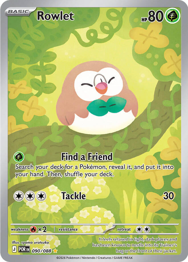 Rowlet - 090/088 - Illustration Rare