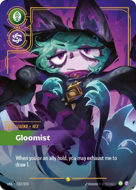 Vex - Gloomist (Overnumbered) - 232/219 - Showcase