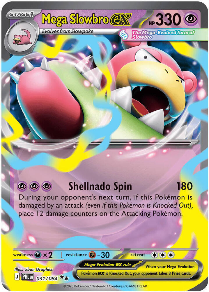 Mega Slowbro ex - 031/084 - Double Rare