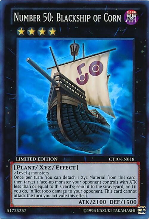 Number 50: Blackship of Corn - CT10-EN018 - Super Rare