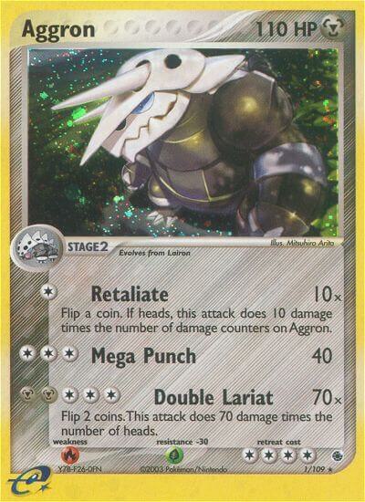 Aggron - 1/109 - Holo Rare