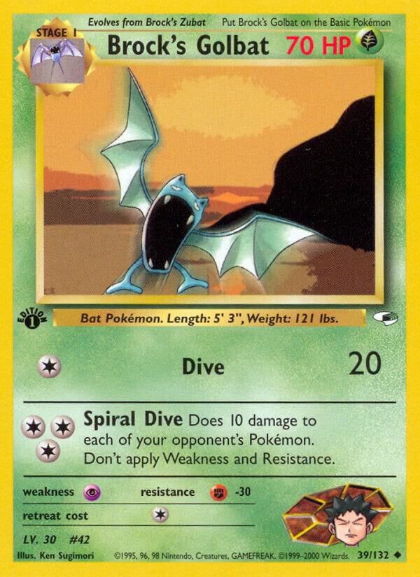 Brock's Golbat - 039/132 - Uncommon