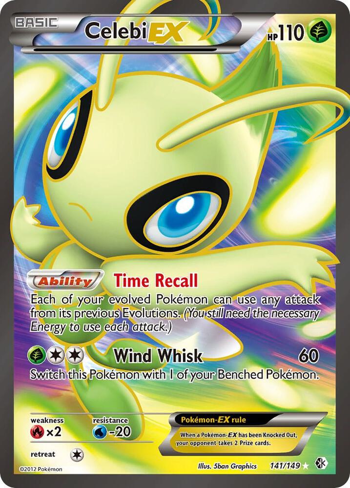 Celebi EX (141 Full Art) - 141/149 - Ultra Rare
