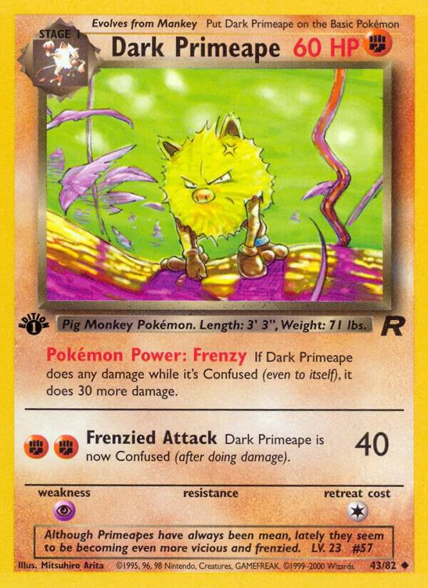 Dark Primeape - 43/82 - Uncommon