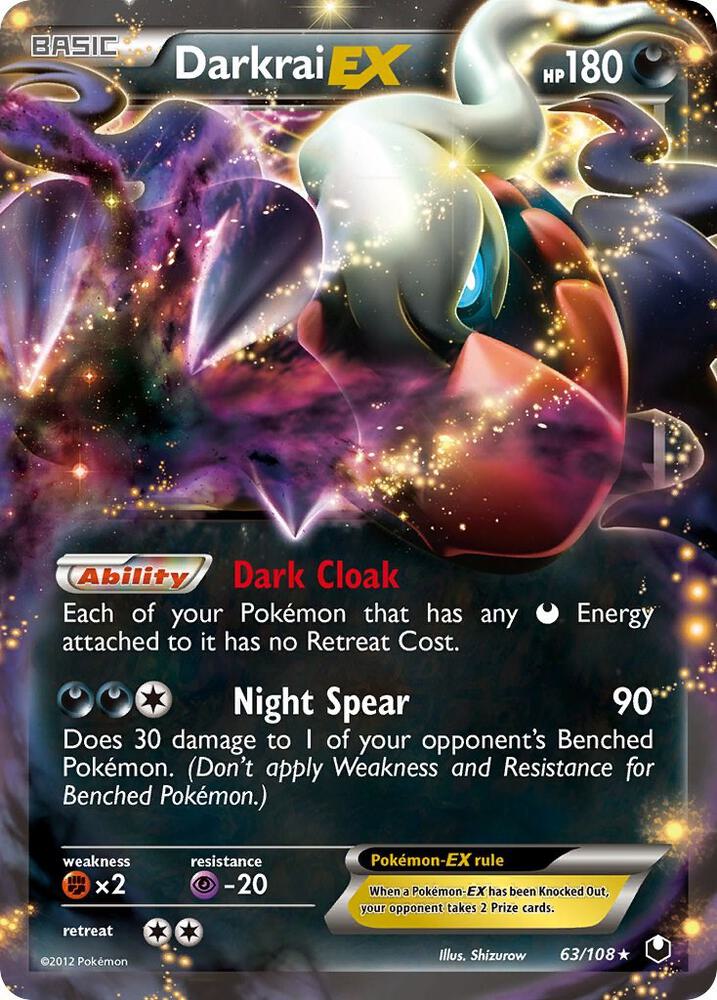 Darkrai EX - 63/108 - Ultra Rare