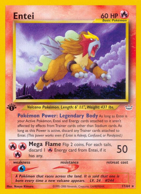 Entei (17) - 17/64 - Rare