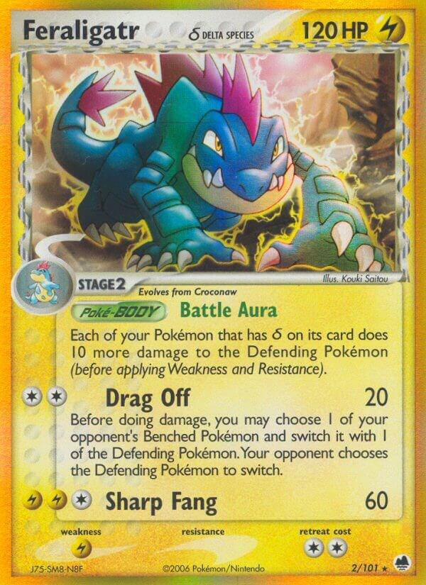 Feraligatr (Delta Species) - 2/101 - Holo Rare