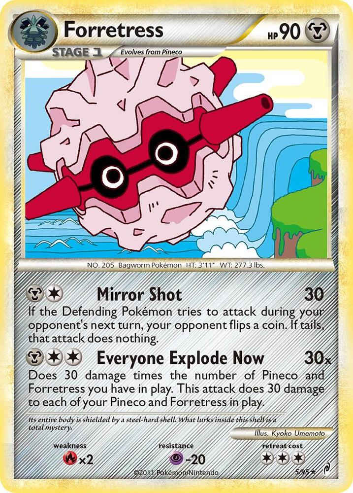 Forretress - 5/95 - Holo Rare