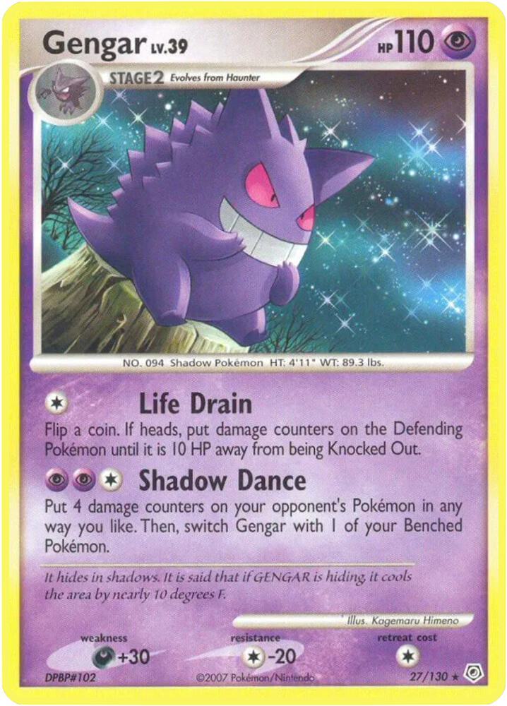 Gengar - 27/130 - Rare