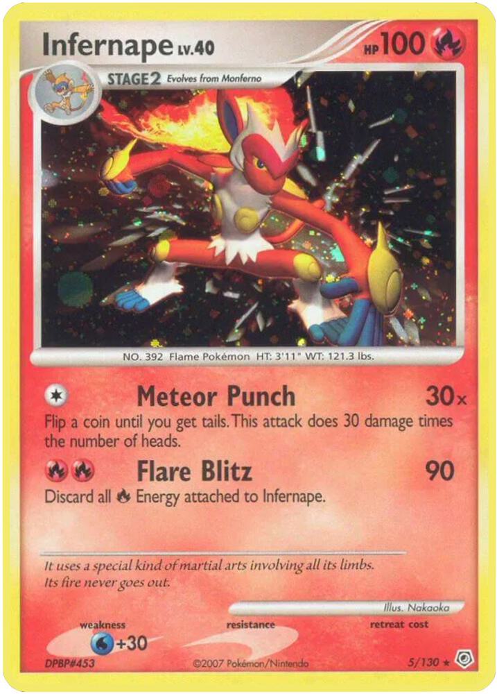 Infernape - 5/130 - Holo Rare