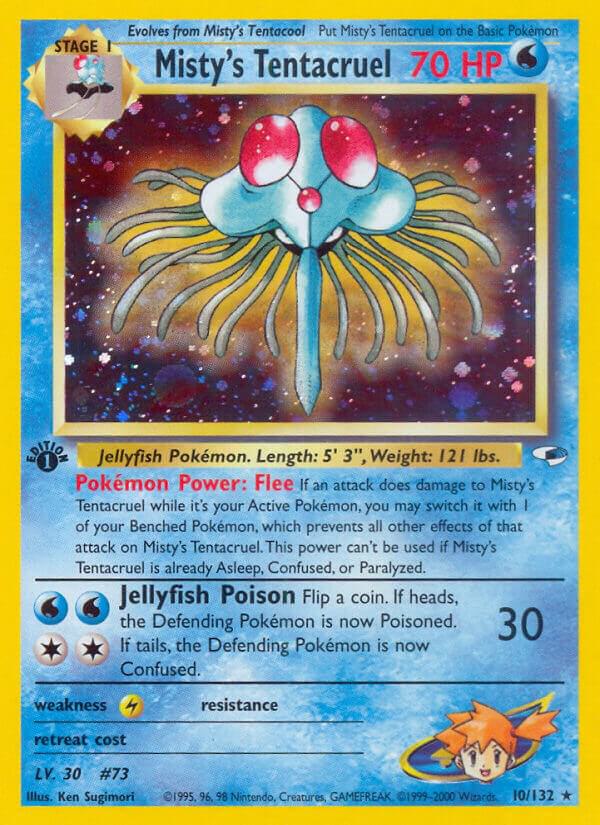 Misty's Tentacruel - 010/132 - Holo Rare