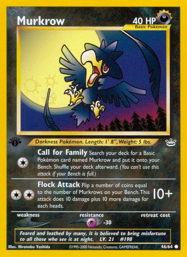 Murkrow - 46/64 - Common