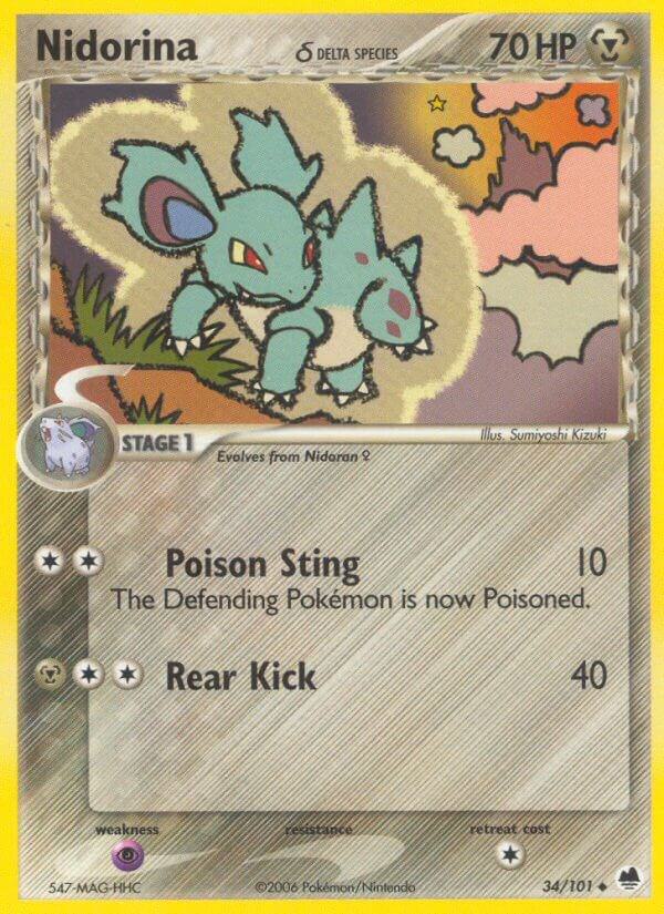 Nidorina (Delta Species) - 34/101 - Uncommon