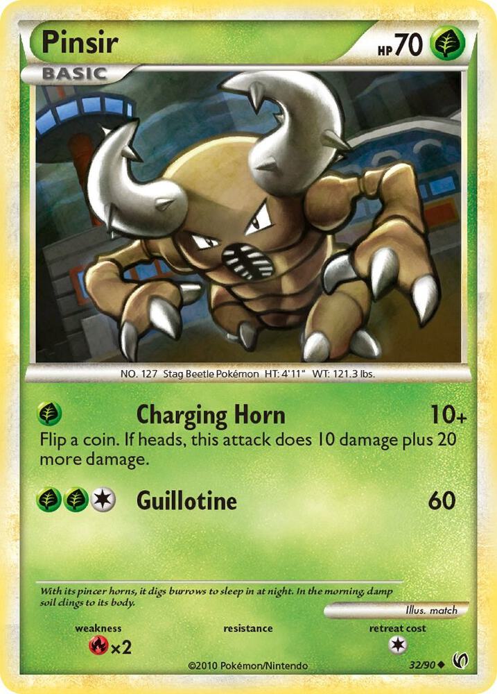 Pinsir - 32/90 - Uncommon