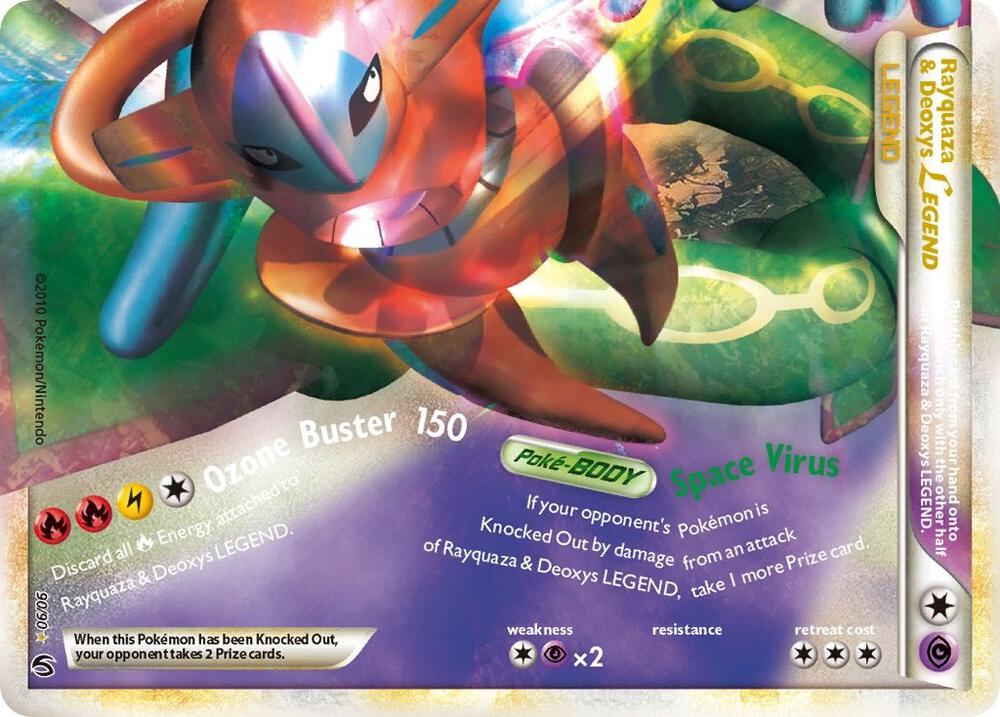 Rayquaza & Deoxys Legend (Bottom) - 90/90 - Ultra Rare