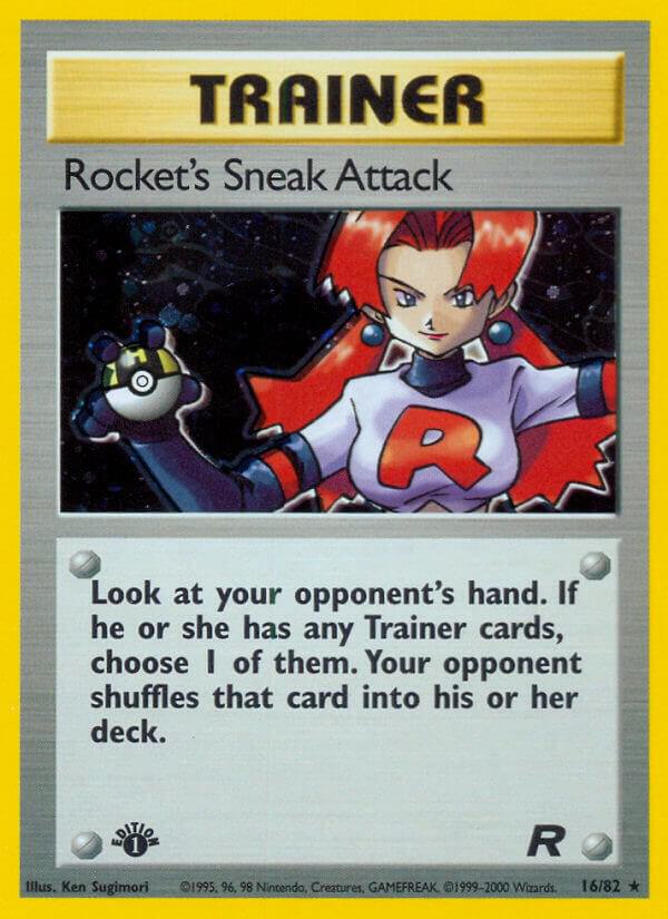 Rocket's Sneak Attack (16) - 16/82 - Holo Rare
