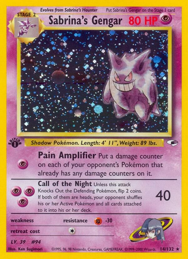Sabrina's Gengar - 014/132 - Holo Rare