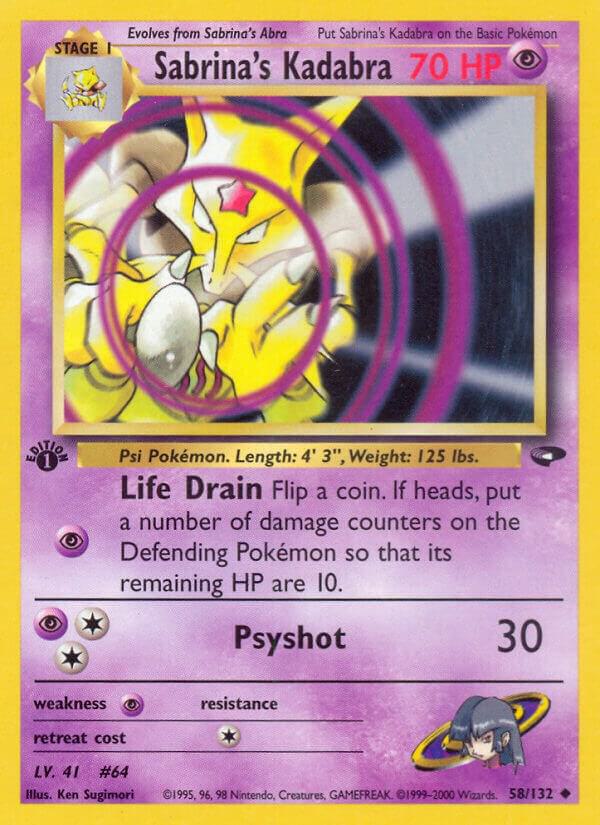 Sabrina's Kadabra - 058/132 - Uncommon
