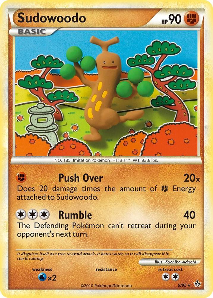 Sudowoodo - 9/95 - Holo Rare