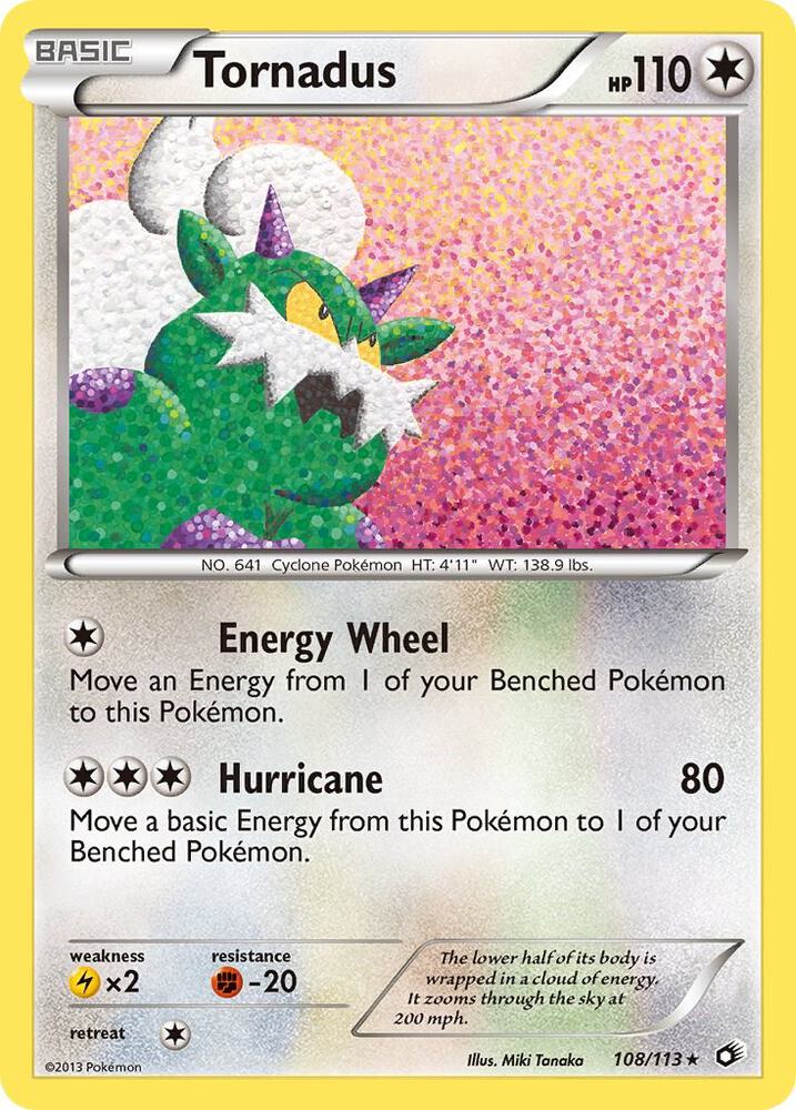 Tornadus - 108/113 - Holo Rare