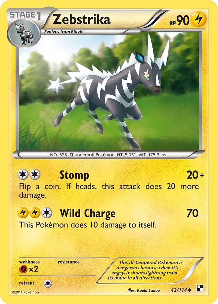 Zebstrika (42) - 42/114 - Uncommon