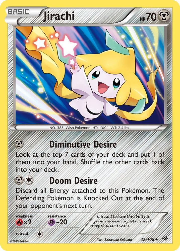 Jirachi - 42/108 - Holo Rare