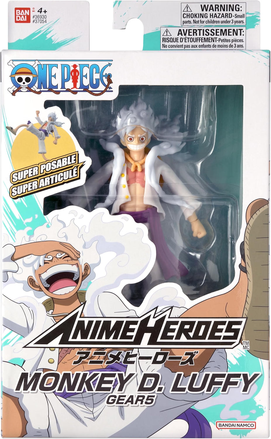 ANIME HEROES ONE PIECE 6.5IN Monkey D. Luffy Gear 5