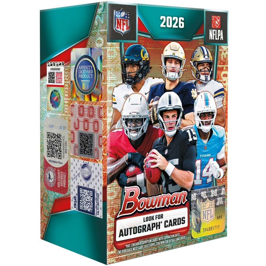 2026 TOPPS BOWMAN FOOTBALL VALUE BOX