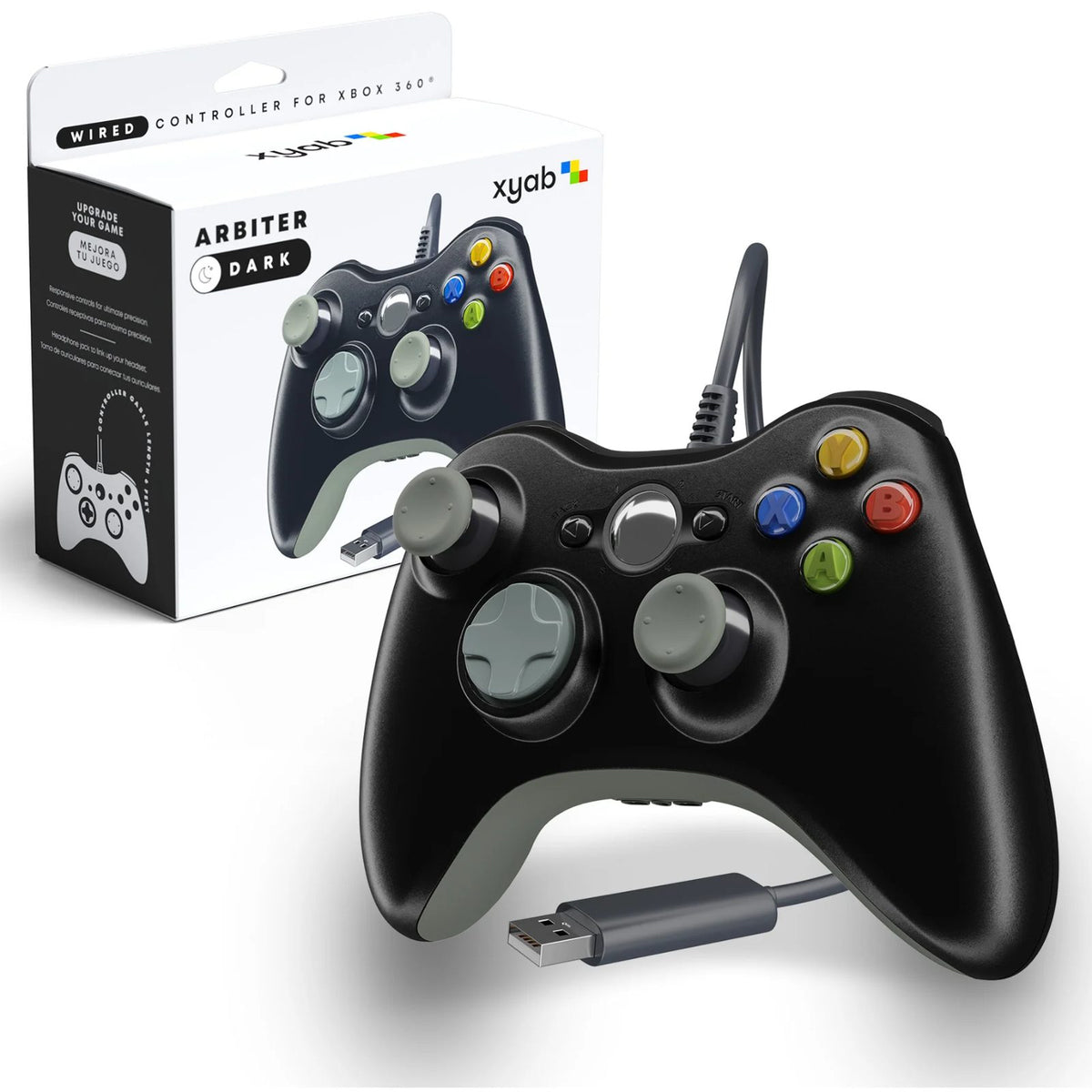 ARBITER Wired Controller - Black - Xbox 360 / PC
