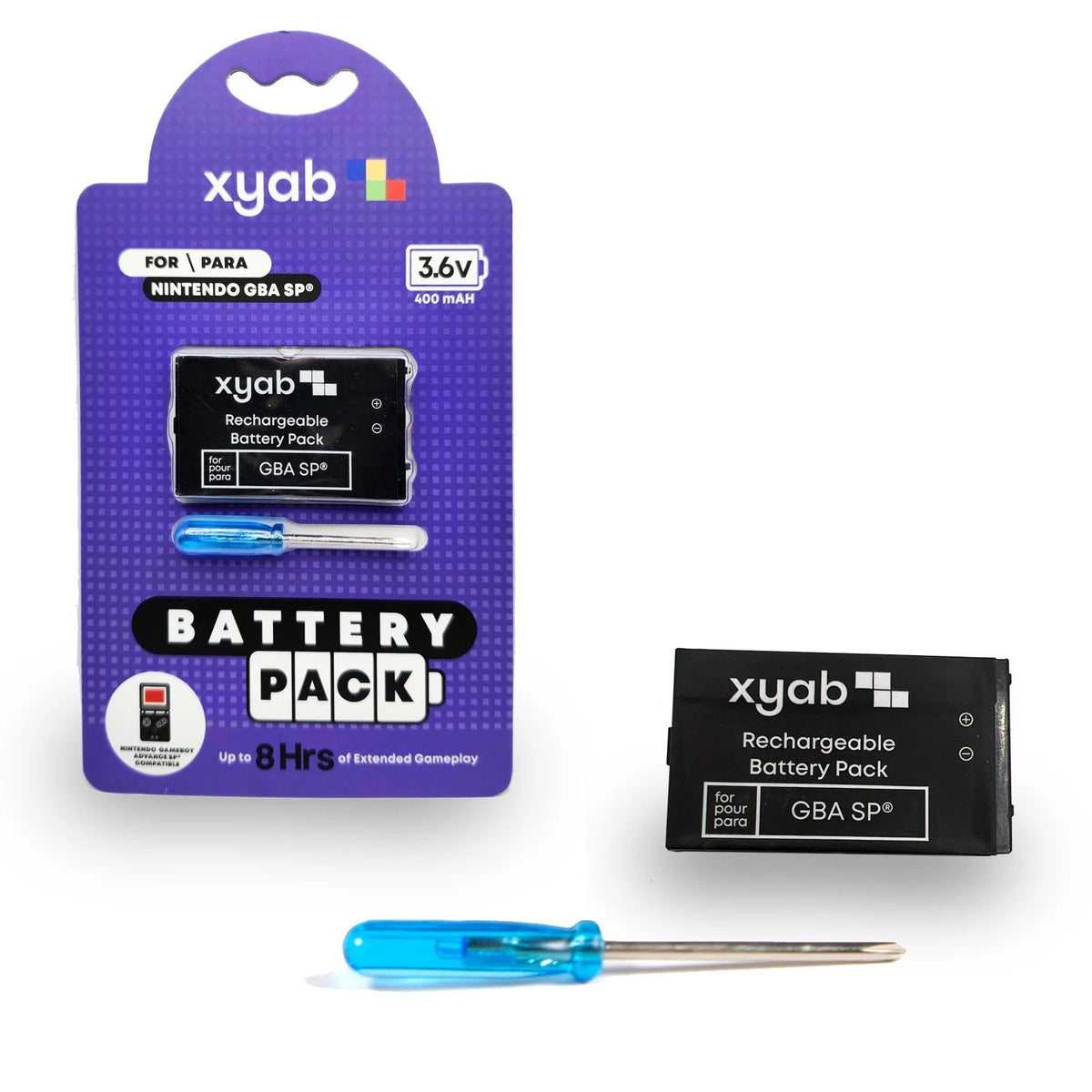 Rechargeable Battery Pack Game Boy Advance SP