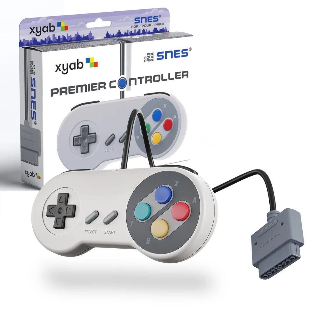 Wired Controller - Gray - SNES