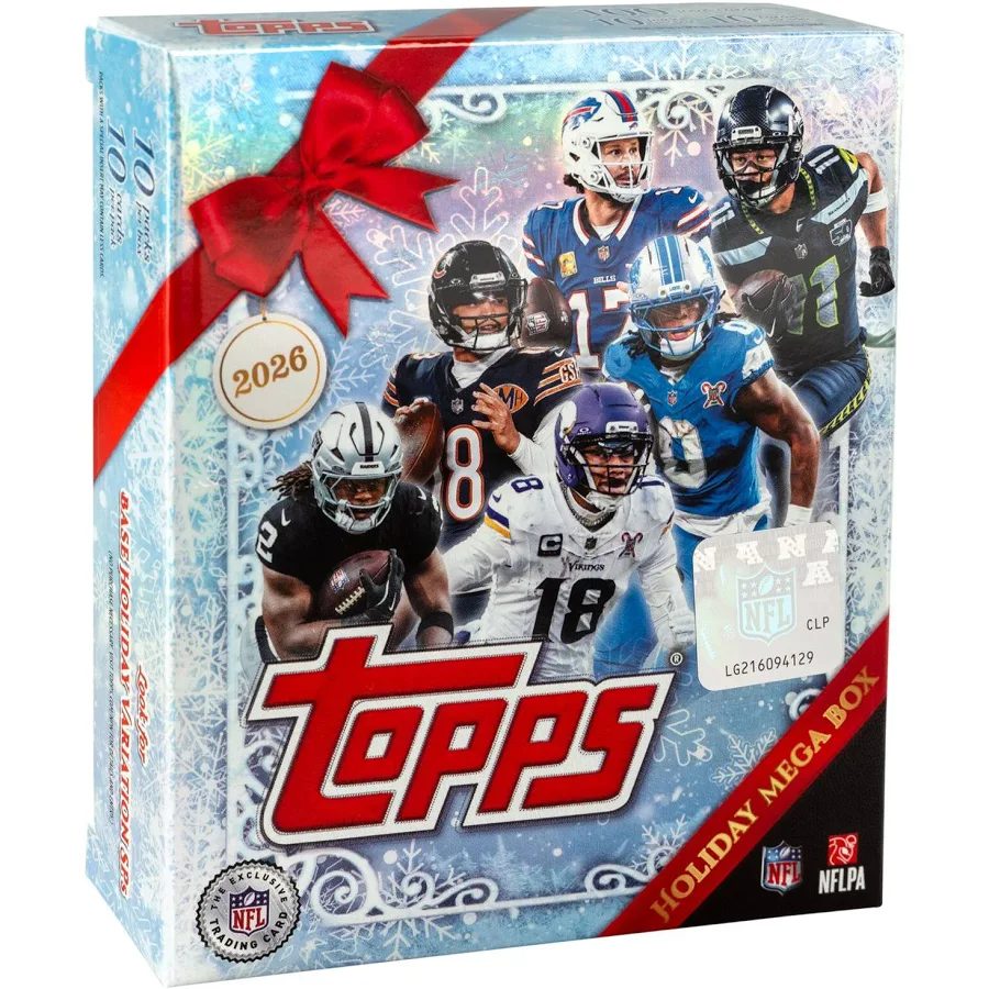 2026 TOPPS HOLIDAY FOOTBALL MEGA BOX
