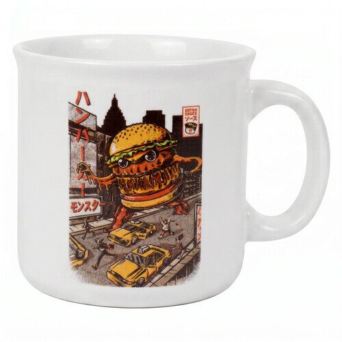 Ilustrata - Burger - 20 oz Camper Mug