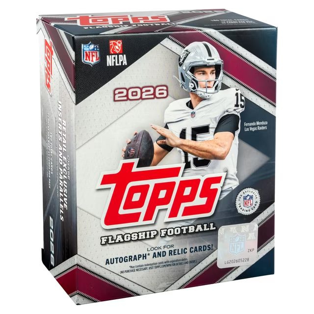 2026 TOPPS FOOTBALL MEGA BOX