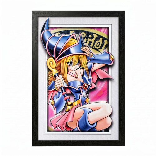 Yu-Gi-Oh! - Dark Magician Girl 11x17 Framed Faux Matted