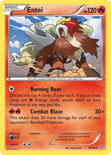 Entei (14) - 14/98 - Rare