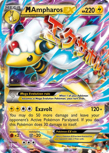 M Ampharos EX - 28/98 - Ultra Rare