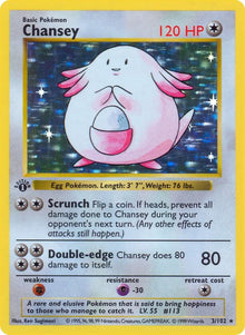 Chansey - 003/102 - Holo Rare (Shadowless)