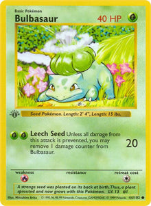 Bulbasaur - 044/102 - Common (Shadowless)