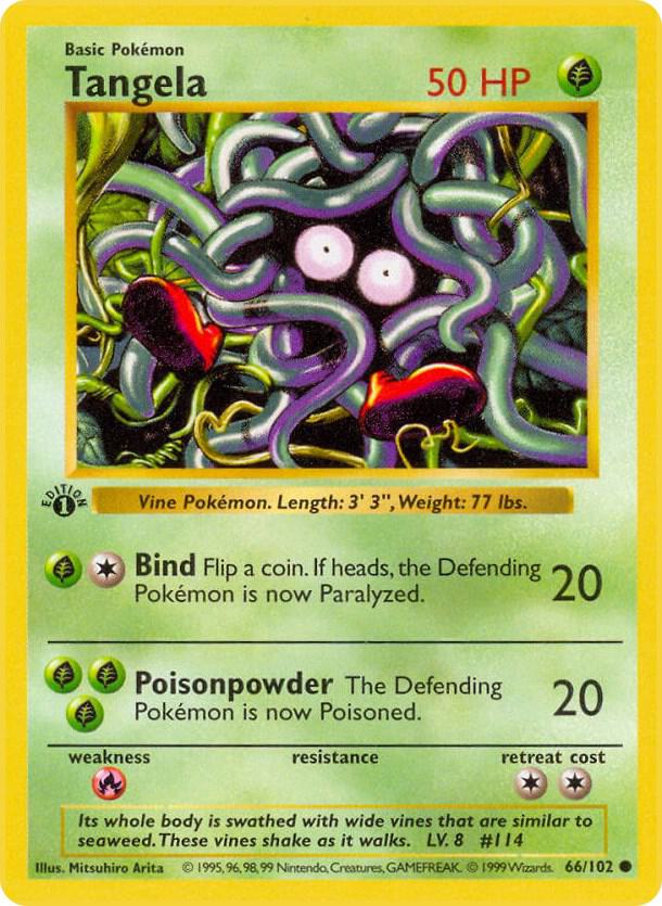 Tangela - 066/102 - Common (Shadowless)
