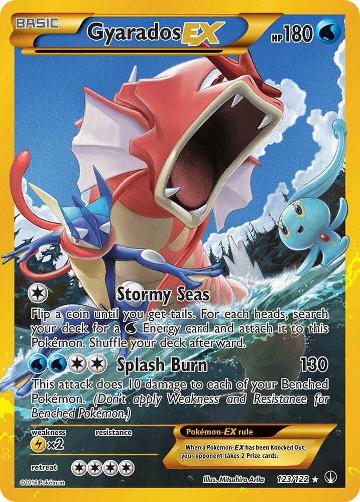 Gyarados EX (Secret) - 123/122 - Secret Rare