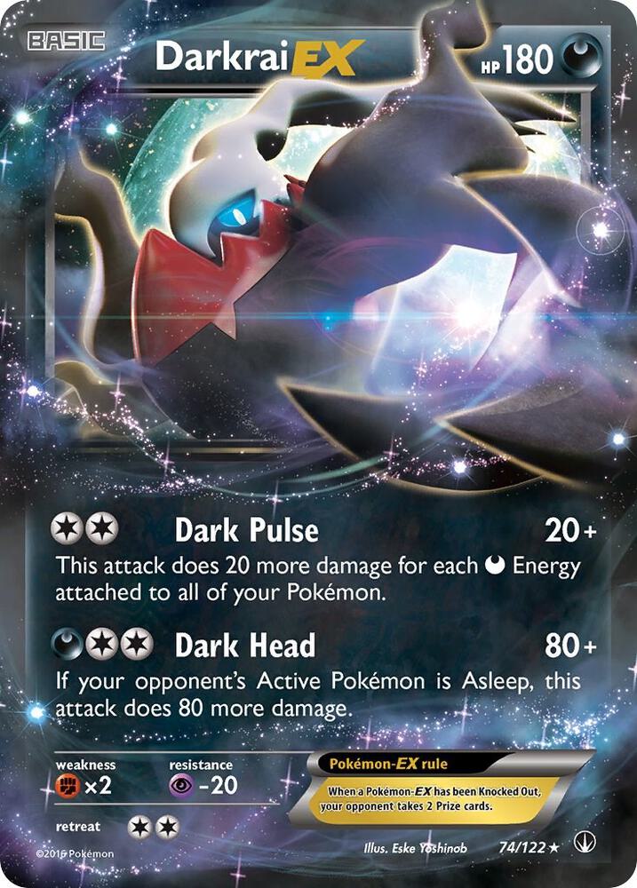 Darkrai EX - 74/122 - Ultra Rare (Shunto Sadahiro)