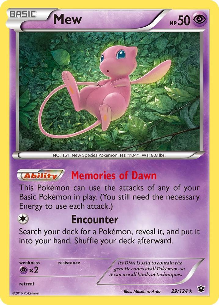 Mew - 29/124 - Holo Rare