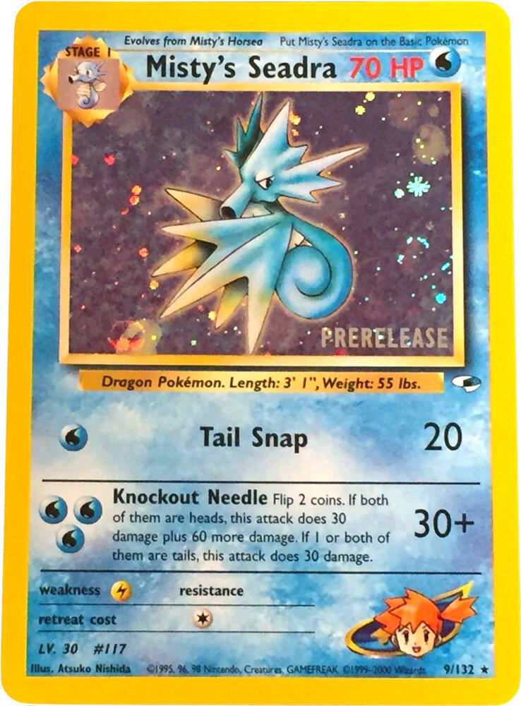 Misty's Seadra (Prerelease) - 009/132 - Promo