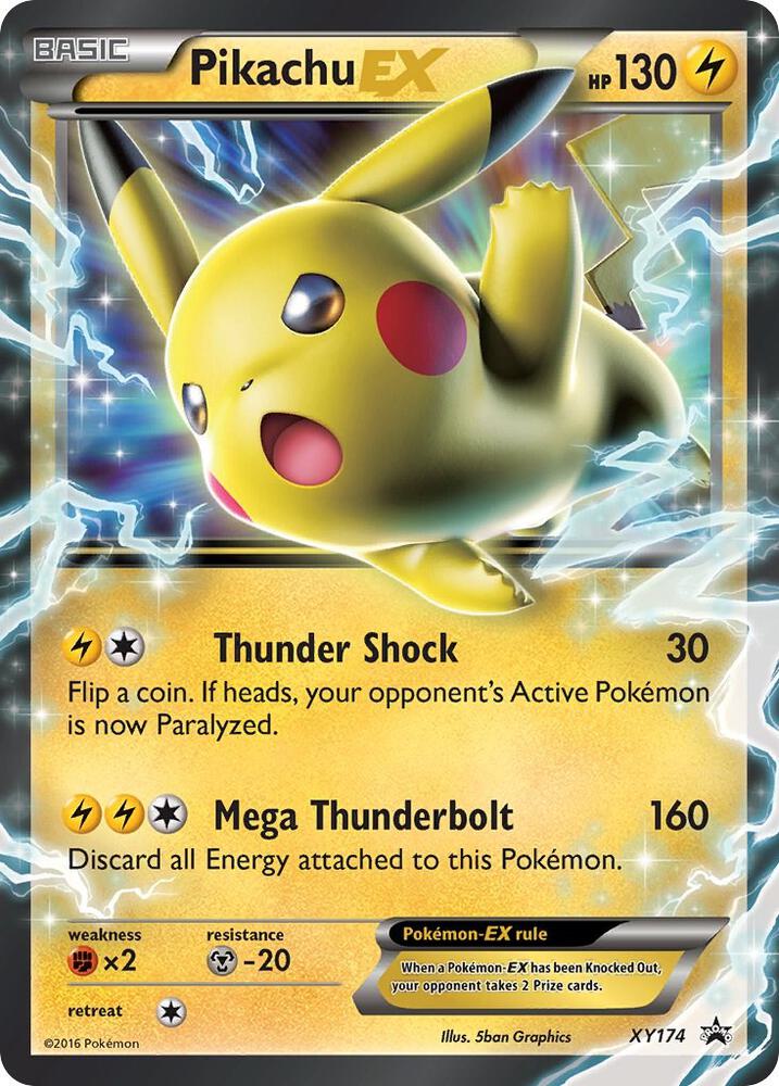Pikachu EX - XY174 - XY174 - Promo