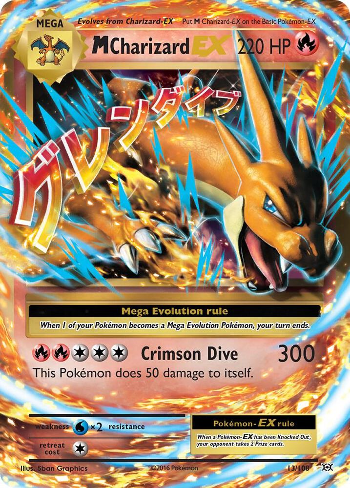 M Charizard EX - 13/108 - Ultra Rare