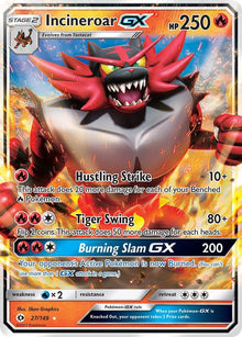 Incineroar GX - 27/149 - Ultra Rare