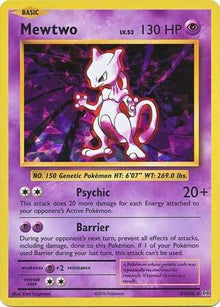 Mewtwo - 051/108 - Holo Rare