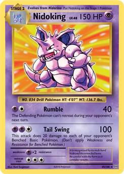 Nidoking - 045/108 - Rare (XY Evolutions)